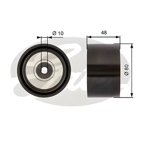 Polia Micro V 80x48x10 MB Axor