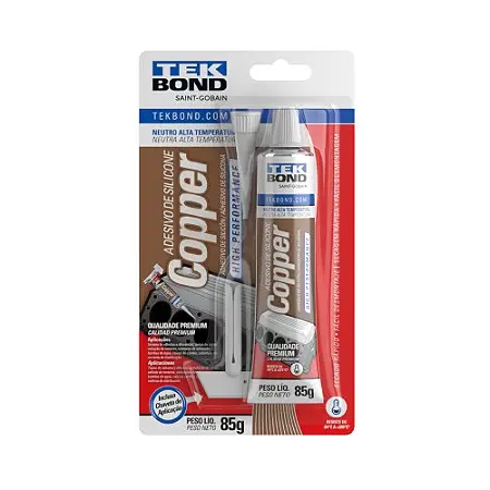 Silicone Cobre Alta Performance 85G Tekbond