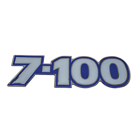 Logotipo Frontal 7100 Azul Chassi