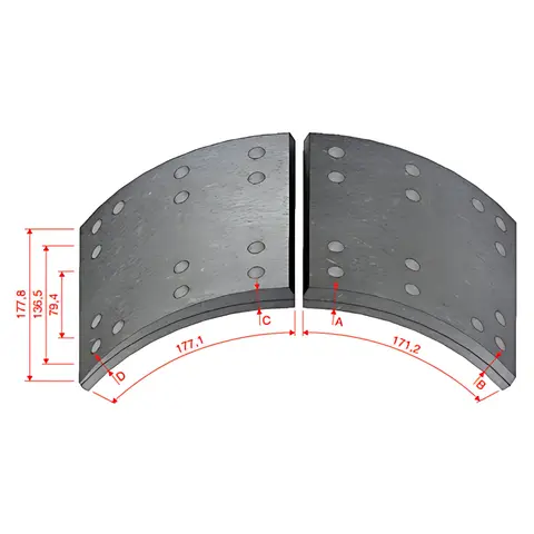 Lona Freio para Ford Iveco Volvo Agrale