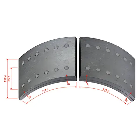 Lona Freio para Ford 1617 1721 VW 24250