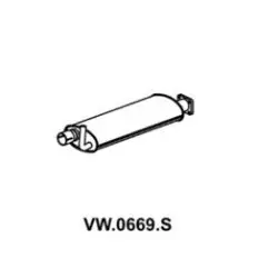 Silencioso para VW 26310 26260 26220