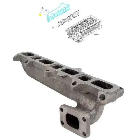 Coletor Escape para Iveco Daily 45S14 45S17 55C16