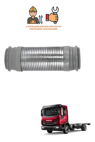 Flexível Inox para Iveco Tector 240E30