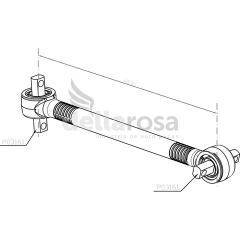 Barra Reação MB O500 Rs Rsd Uda Ua