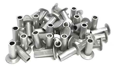 Rebite Tubular Ferro 8x20 C/ 100 Unid