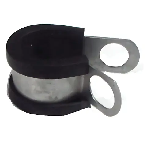 Abraçadeira Inox C/ Borracha 15MM