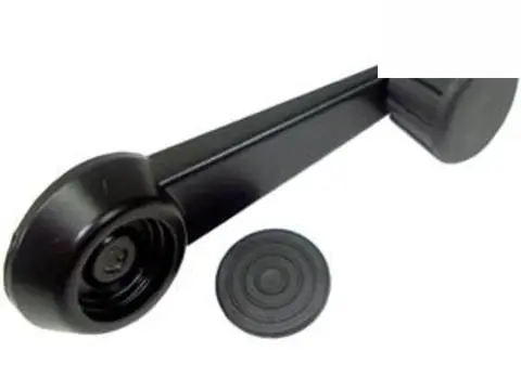 Acionador Vidro Manual Zamac Preto