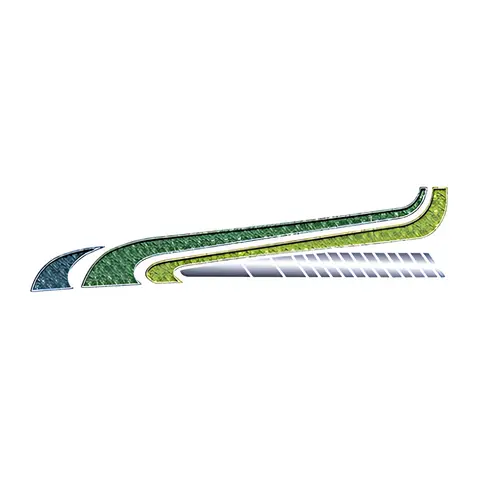 Adesivo Cabine Faixa Verde Prata MB 1620