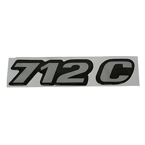 Adesivo Emblema Resinado 712C Unitário
