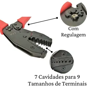 Alicate de Prensar Terminal Ilhos