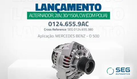 Alternador Completo MB O500 OM460LA 150A