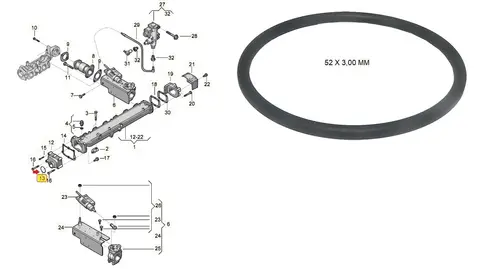 Anel para VW MAN 24.280 26.280 Original