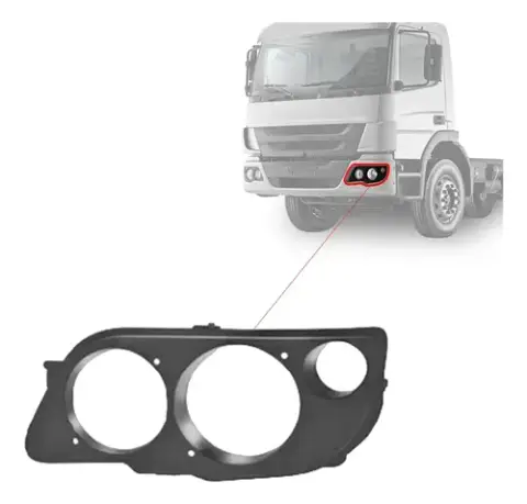 Aro do Farol Esq MB Atego 2013