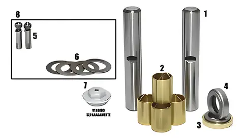 Kit Manga Eixo para Ford F350 F400 F4000