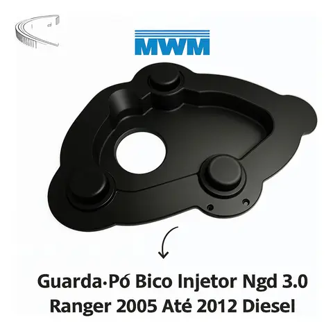 Guarda Pó Injetor para Ford Ranger Troller