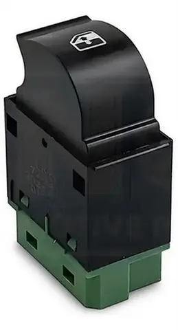 Botão Vidro Esq Verde para Iveco