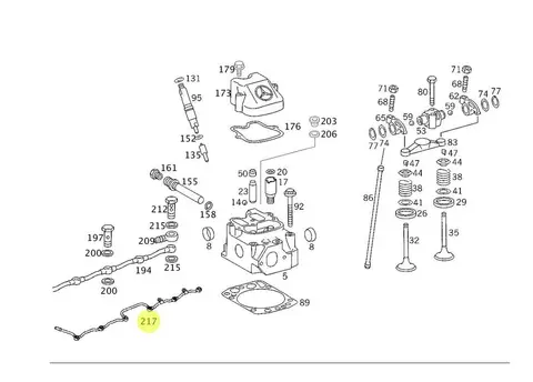 Tubo Ventilação - Mercedes: OM - 457