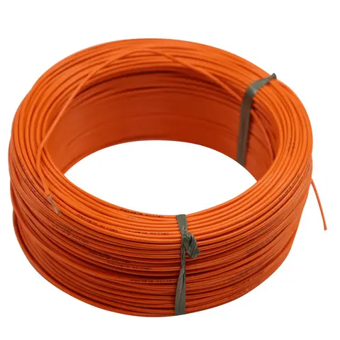 Cabo Elétrico 1MM Laranja Rolo 100M