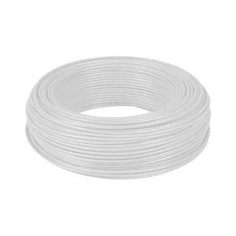 Cabo Elétrico Branco 1,0MM 100MT