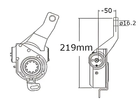 Catraca Freio Diant LD para Scania K113 S113 L113