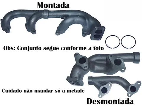 Coletor Escape para MB 1618 1621 1720 1721