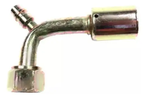 Conector 90 Graus 6MM R134A Fêmea Alum Ar Condicionado