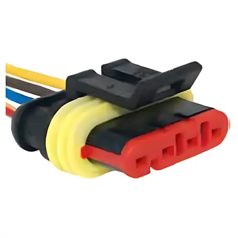 Conector Chicote 4 Vias Fêmea Iluminação