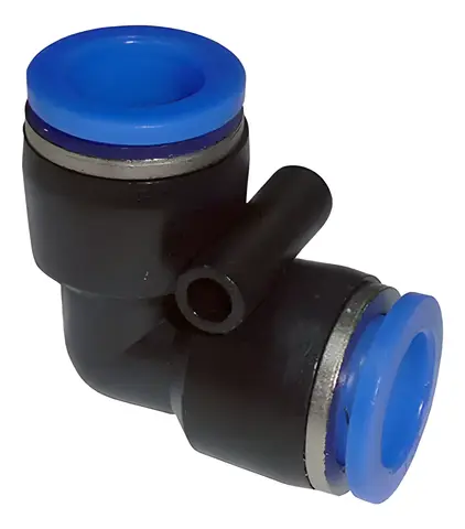 Conector Cotovelo Plástico P/ Tubo 3/8