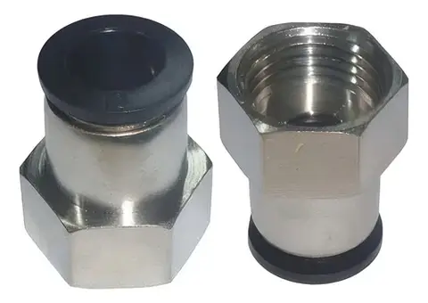 Conector Fêmea BRC Tubo 12MM 1/2" Bsp