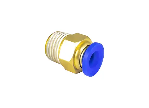 Conector Freio Latão Tubo 1/4 Npt 1/4 MB