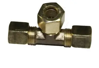 Conector Tee 10MM Freio Carreta Latão