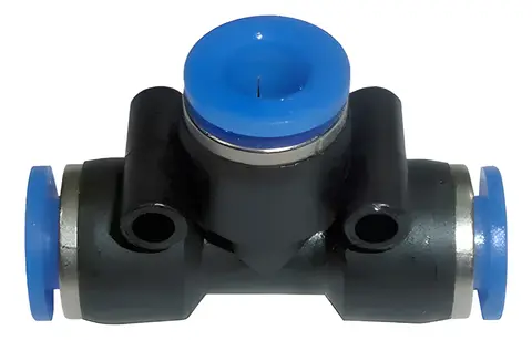 Conector Tee Plástico Tubo 1/4