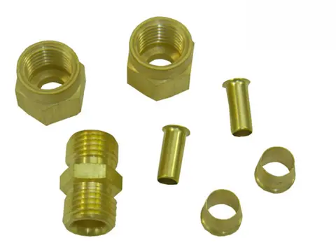 Conector União 8MM Aço Completo
