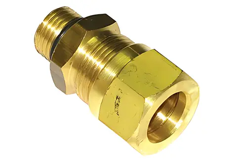 Conexão 1/4 Npt X 1/2 Tubo C/ Porca Anilha