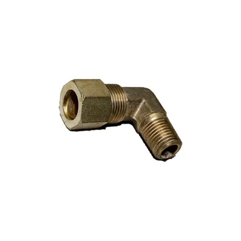 Conexão Cotovelo 1/4 Npt X 1/4 Tubo Latão