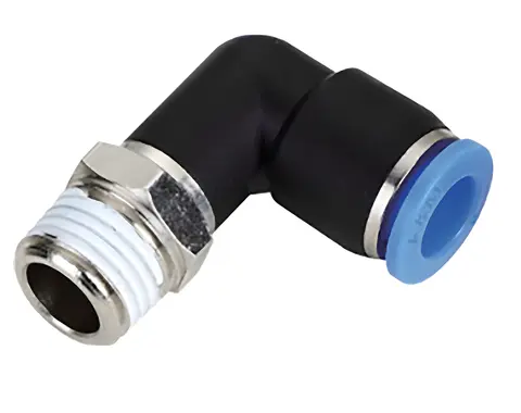 Conexão Cotovelo 6MM Rosca 1/8 Npt Plástica