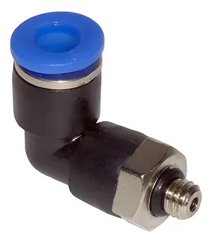 Conexão Cotovelo Giratória 6MM Rosca