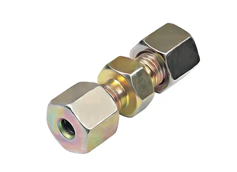 Conexão Emenda Tubo Nylon Ferro 4MM Freio
