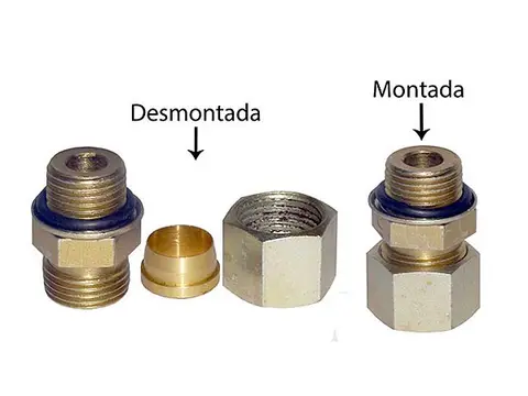 Conexão Tubo 10MM M16 para Scania 112 113