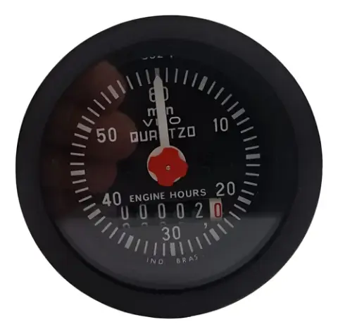 Contador Horas Universal 52MM Bivolt 12/24V