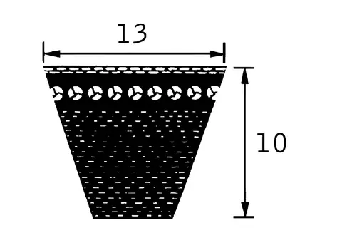 Correia Trapezoidal em V Optibelt
