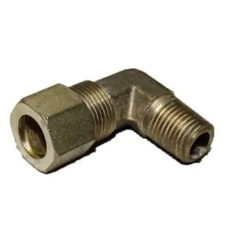 Cotovelo 1/2 Npt X 3/8 Tubo P/ Carreta C/ Porca