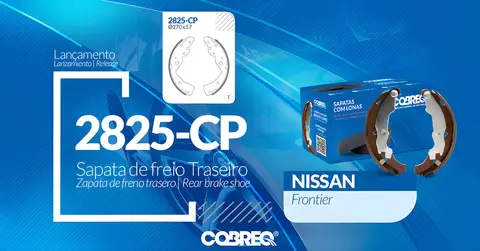 Sapata Freio para Nissan Frontier 2014/2020
