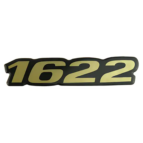 Emblema 1622 MB Antiga Lisa Resinado
