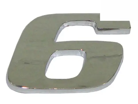 Emblema 6/9 Cromado para MB Axor Atego