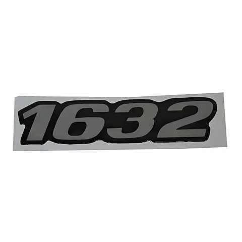 Emblema Adesivo Liso Resinado para MB 1632
