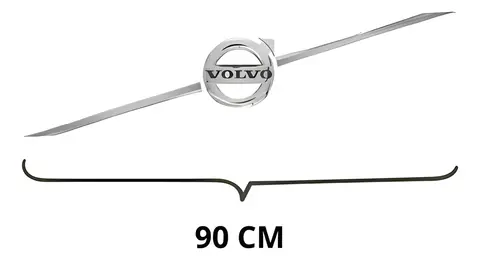 Emblema Grade Cromado Transversal