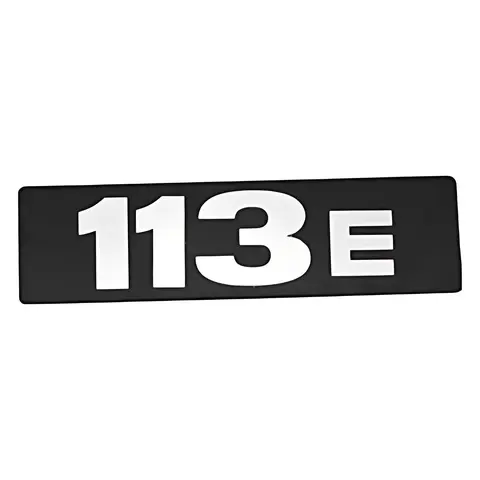 Emblema Letreiro 113 para Scania Série 3