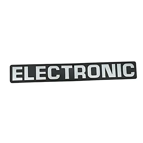 Emblema Letreiro Eletronic Cabina